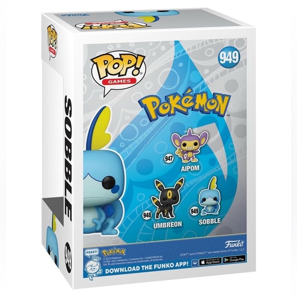 Funko Pop! Pokémon Sobble #949 Vinyl Figure – Collectible Pokémon Merchandise - Picture 2 of 10